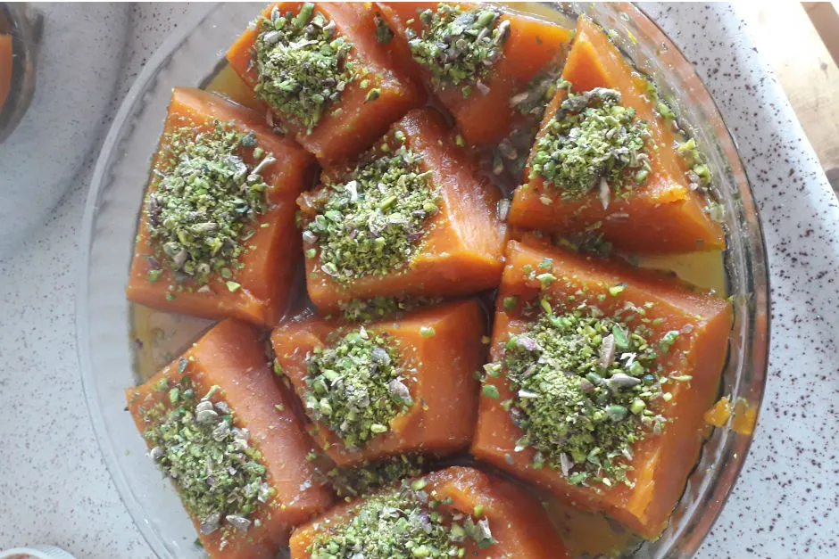 Antep Fıstıklı Kabak Tatlısı tarifi