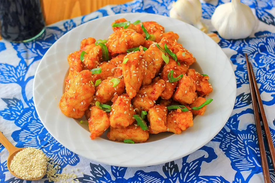 Ballı Sarımsaklı Tavuk (Honey Garlic Chicken) tarifi