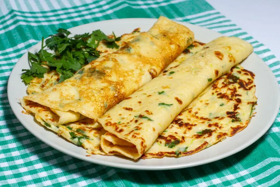 Börek Tadında Kabaklı Krep tarifi