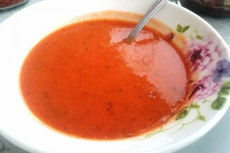 Bulgurlu Köz Kapya Biber Çorbası tarifi