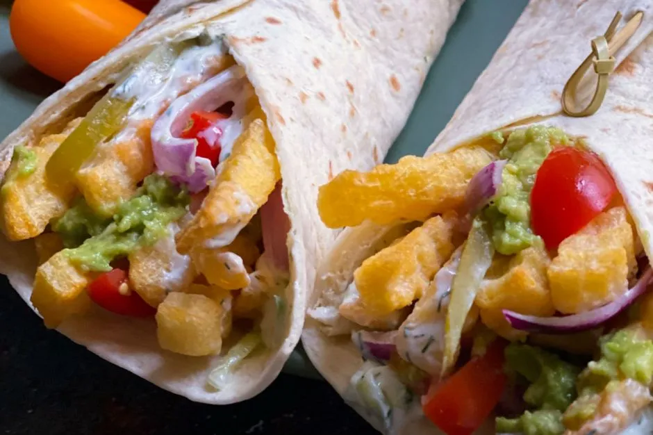 Cacıki Soslu Sebzeli Wrap tarifi