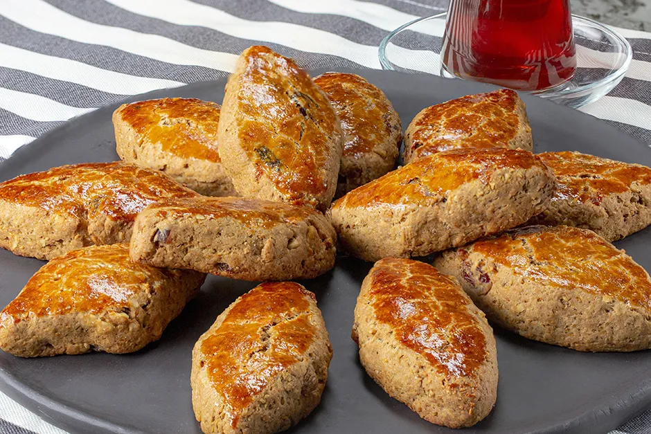 Şekersiz Çay Kurabiyesi tarifi