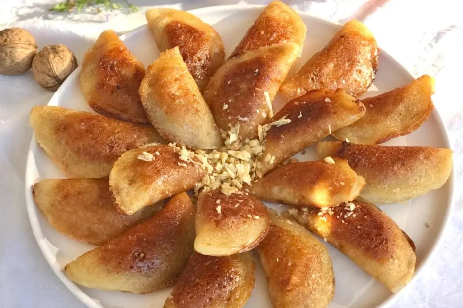 Cevizli Taş Kadayıf tarifi