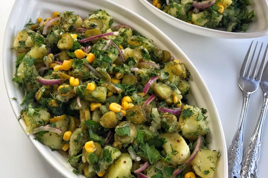 Dereotlu Patates Salatası tarifi
