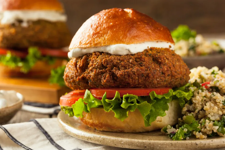 Falafel Burger tarifi