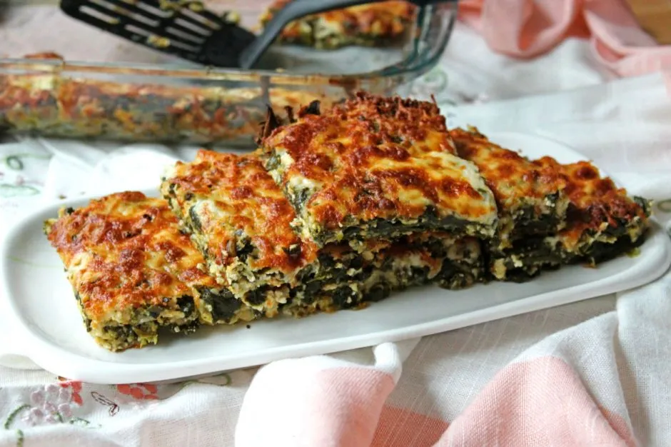 Fırında Ispanaklı Mücver tarifi