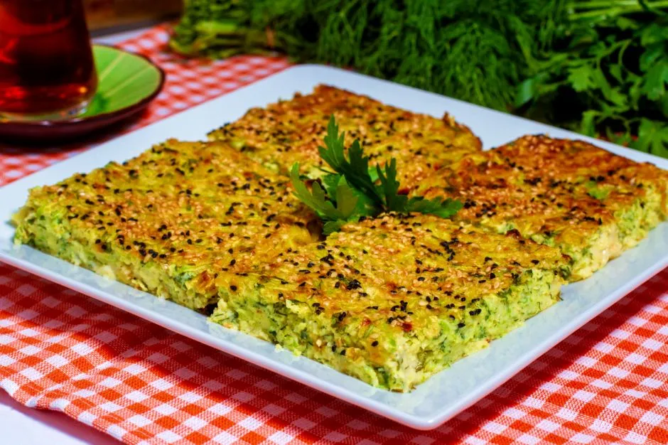 Fırında Kabak Mücveri tarifi