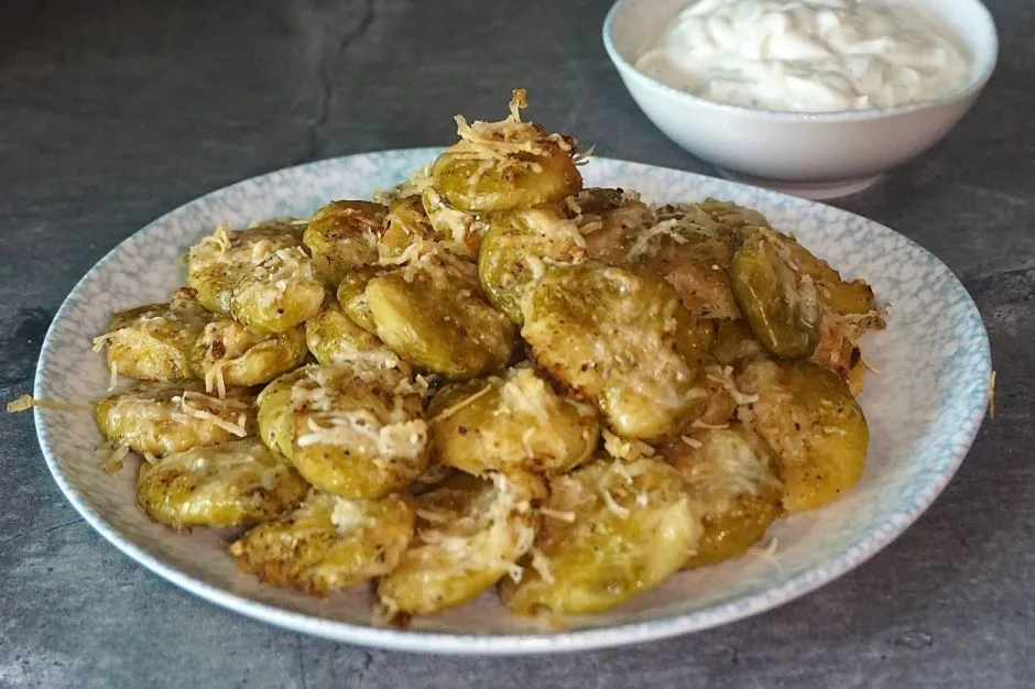 Fırında Parmesan Peynirli Brüksel Lahanası tarifi