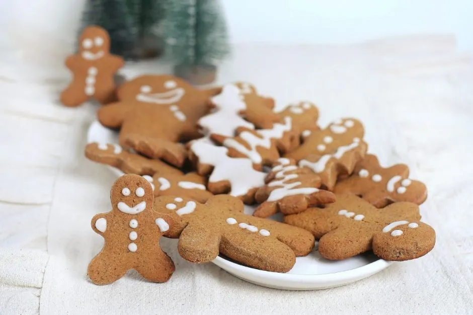 Glutensiz Rafine Şekersiz Gingerbread Cookie tarifi