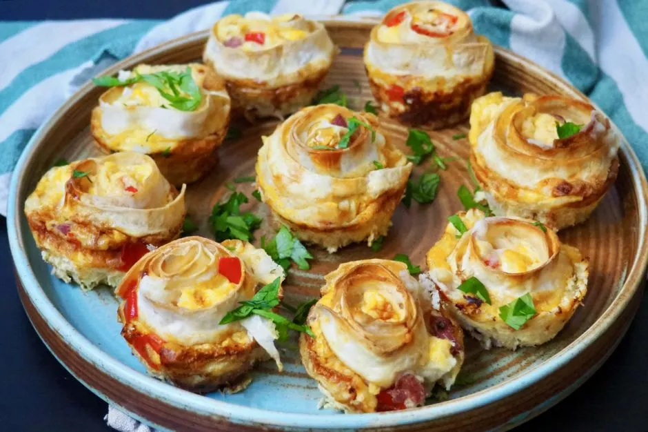 Kahvaltılık Gül Muffin tarifi