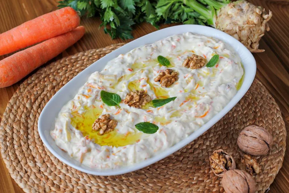 Havuçlu Kerevizli Meze tarifi