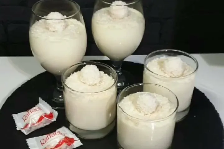 Hindistan Cevizli Beyaz Çikolatalı Puding tarifi