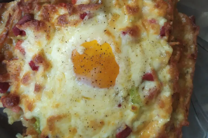 Kahvaltılık Patates Pizzası tarifi