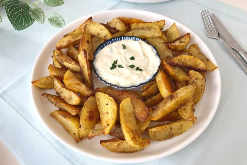 Kajun Baharatlı Fırın Patates tarifi