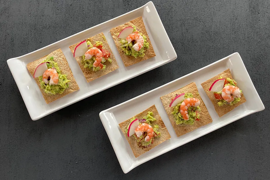 Karidesli Guacamole Taco tarifi