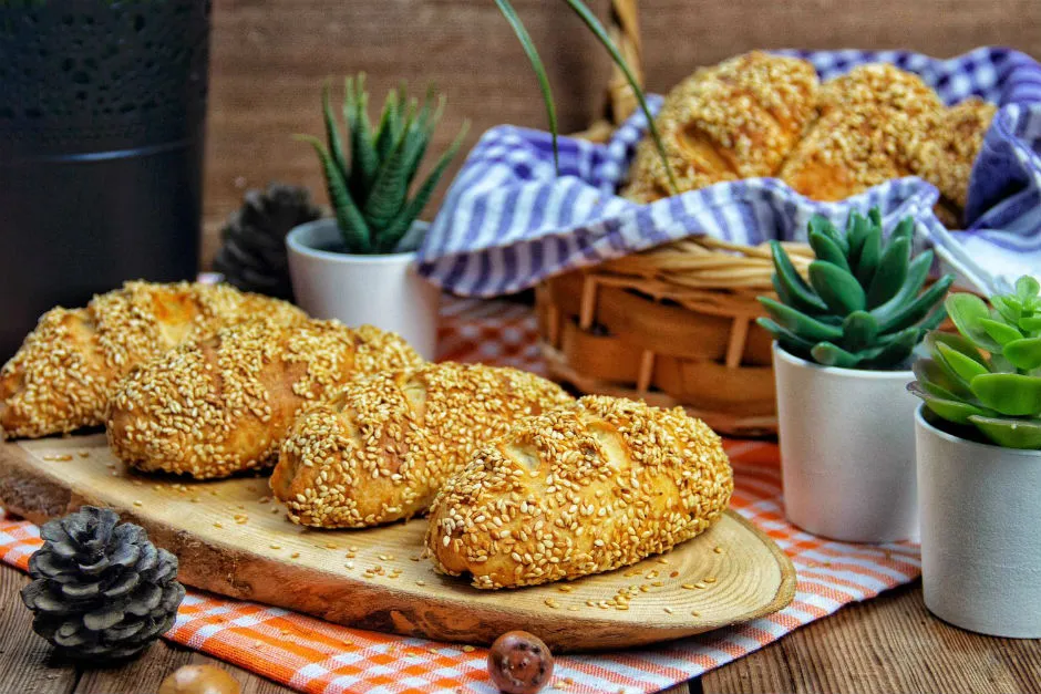 Kaşarlı Simit Poğaça tarifi