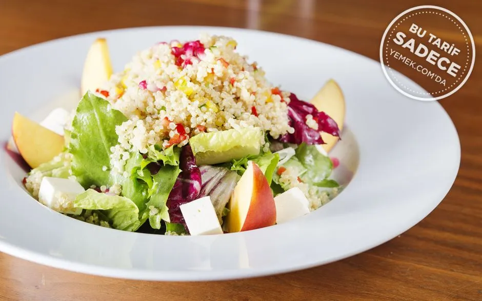 Keçi Peynirli Kinoa Salatası tarifi