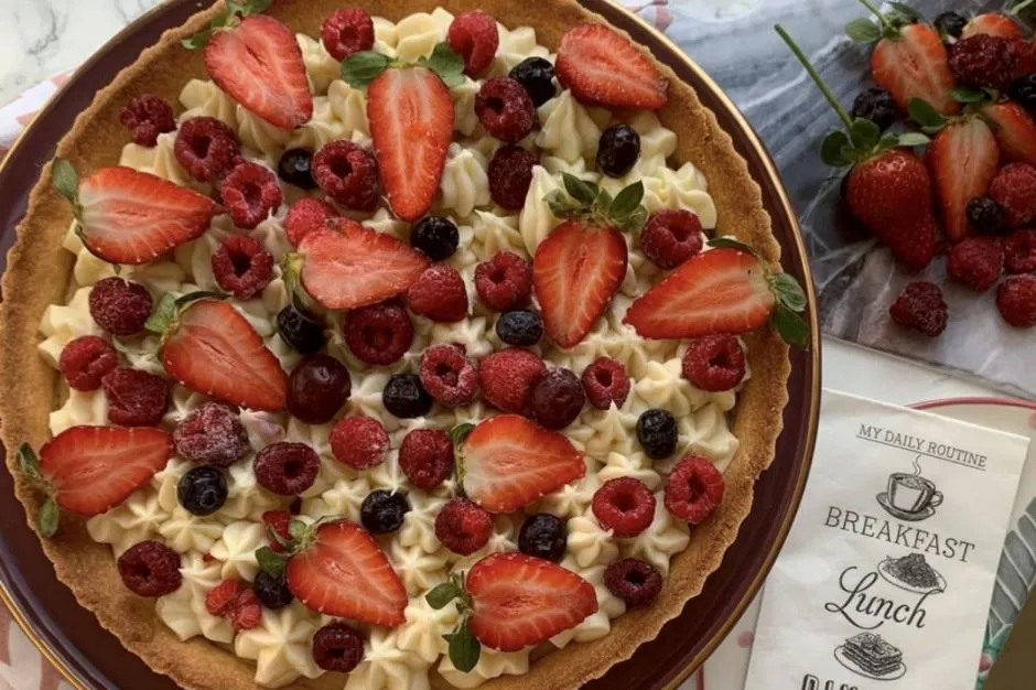 Kırmızı Meyveli Tart tarifi