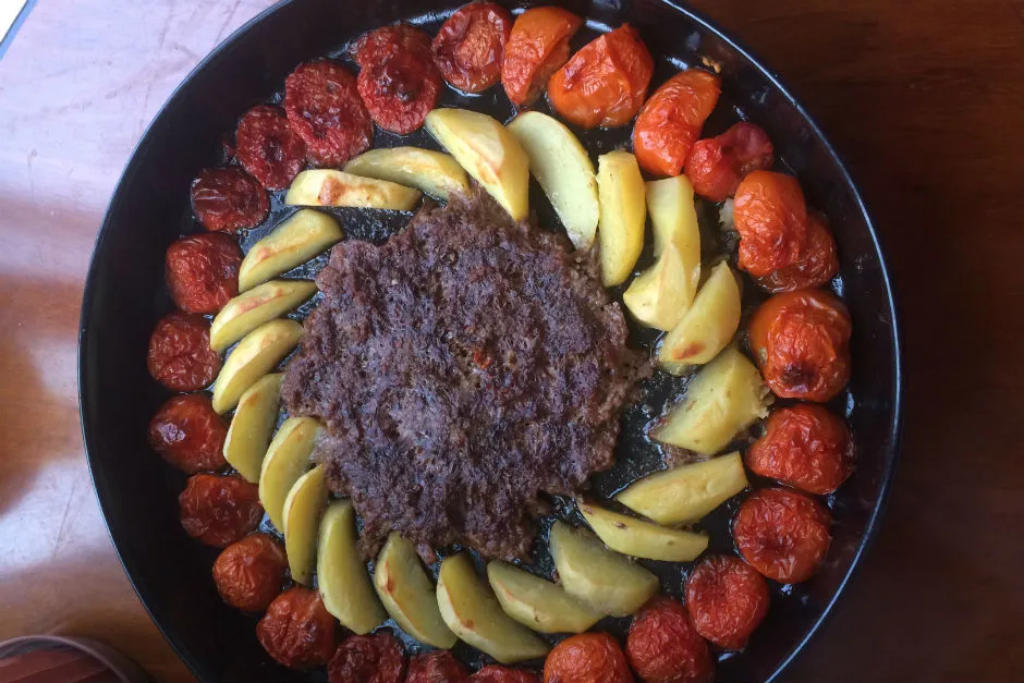 Fırında Kıymalı Domates tarifi
