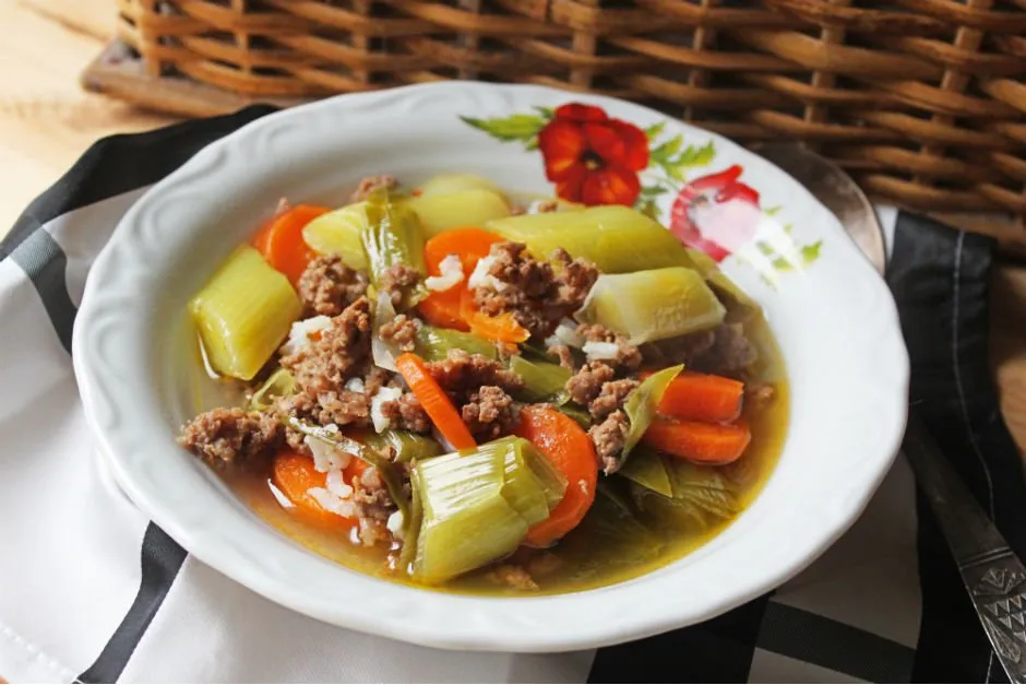 Kıymalı Pırasa tarifi