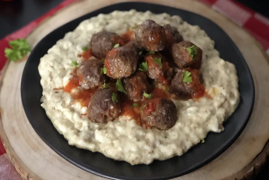 Köfteli Hünkar Beğendi tarifi