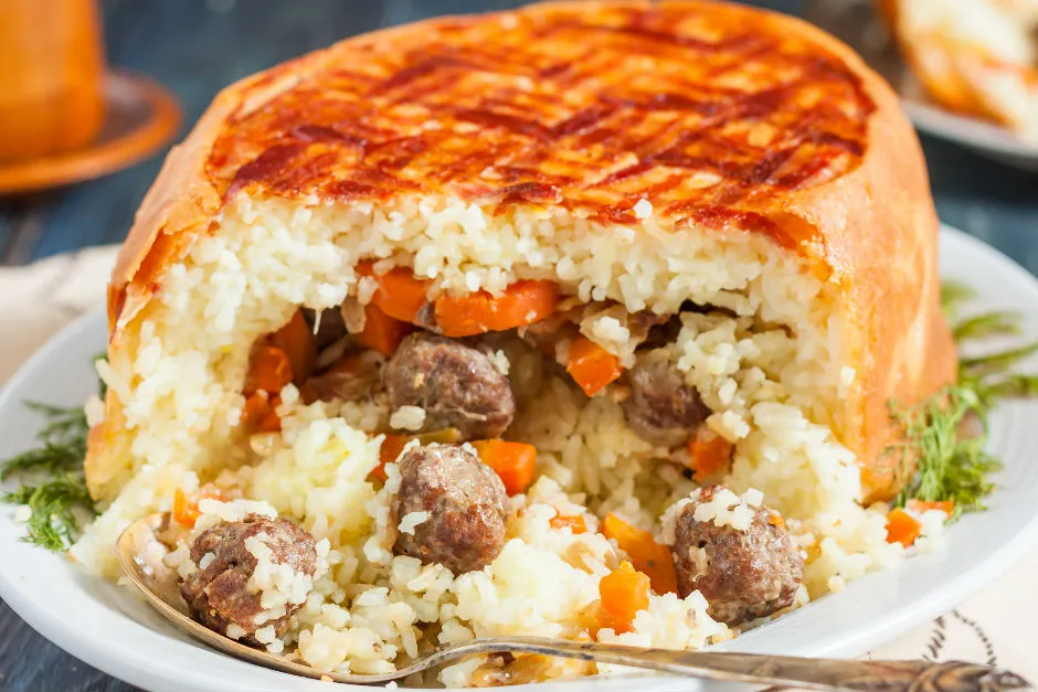 Köfteli Perde Pilavı tarifi