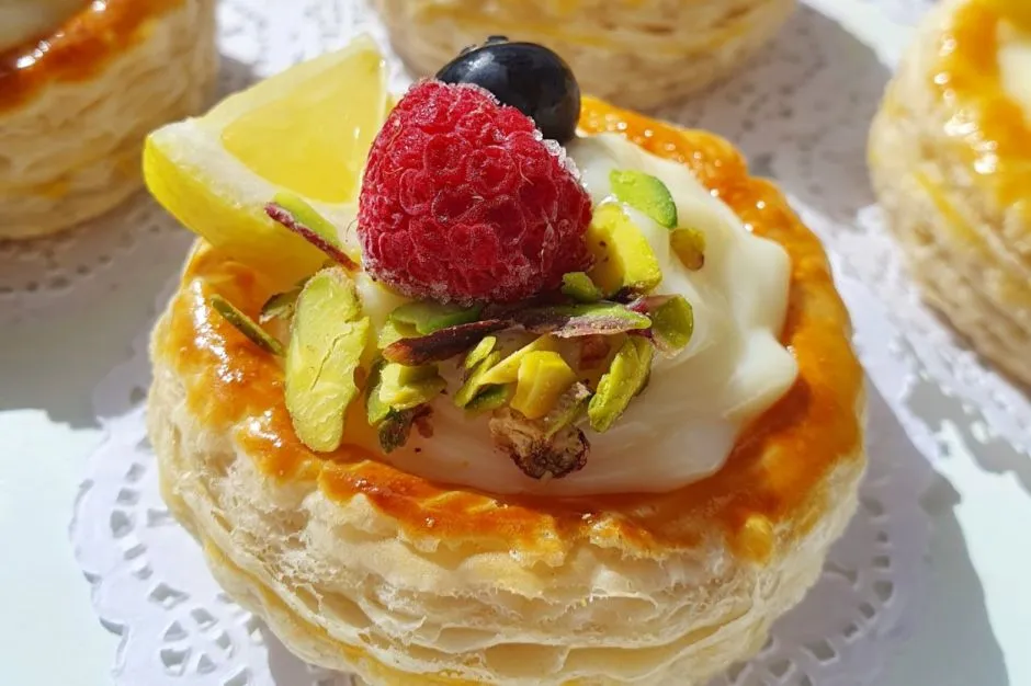 Kremalı Milföy Çanakları tarifi