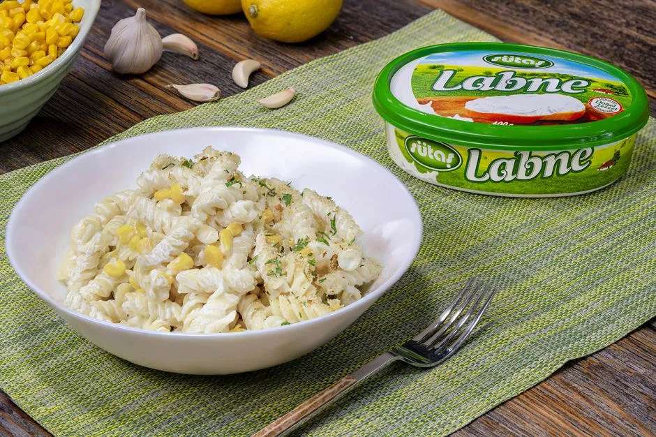 Labneli Mısırlı Makarna tarifi
