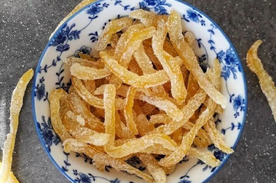 Limon Kabuğu Şekerlemesi tarifi