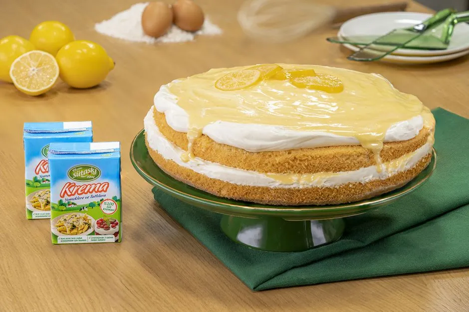 Kremalı Limonlu Pasta tarifi