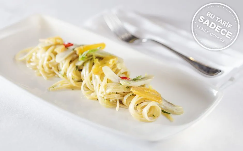 Linguine Makarna (Linguine con germe di grano) tarifi
