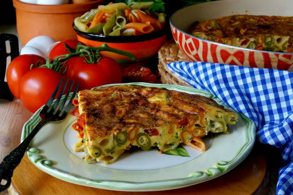 Makarnalı Omlet tarifi