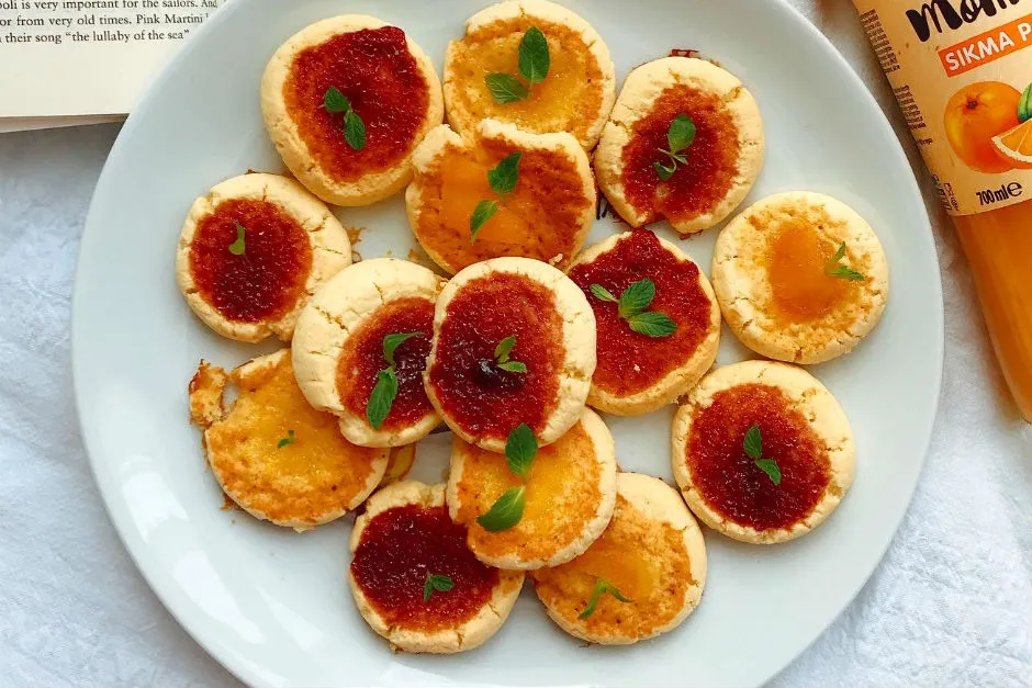 Reçelli Marmelatlı Kurabiye tarifi