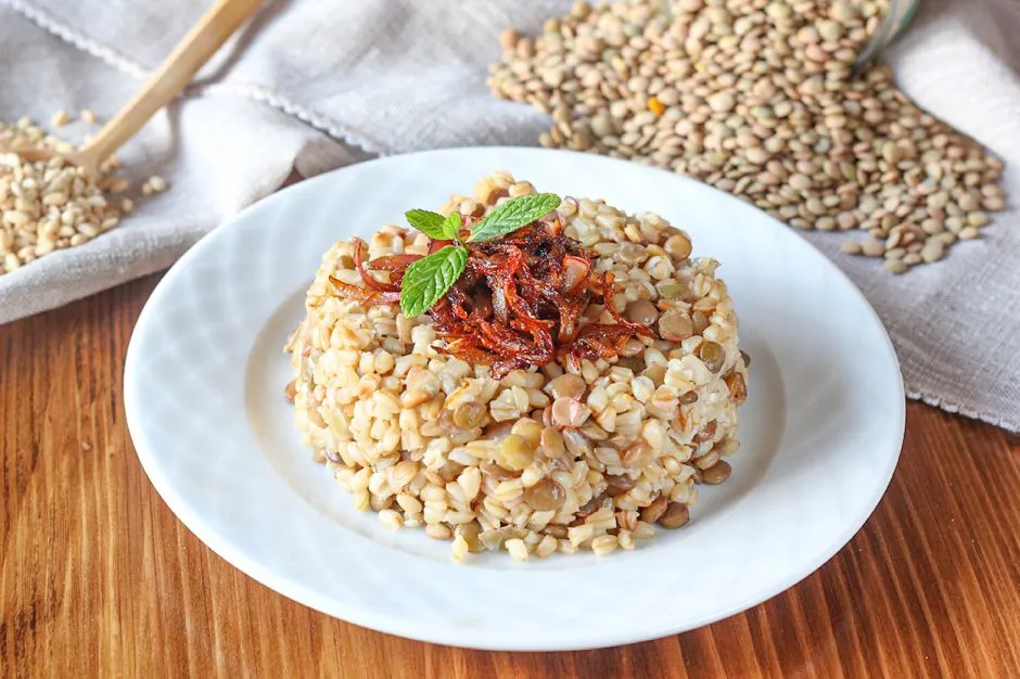 Mercimekli Bulgur Pilavı tarifi