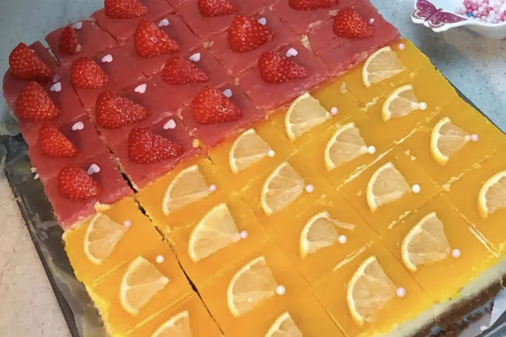 Meyveli Cheesecake tarifi
