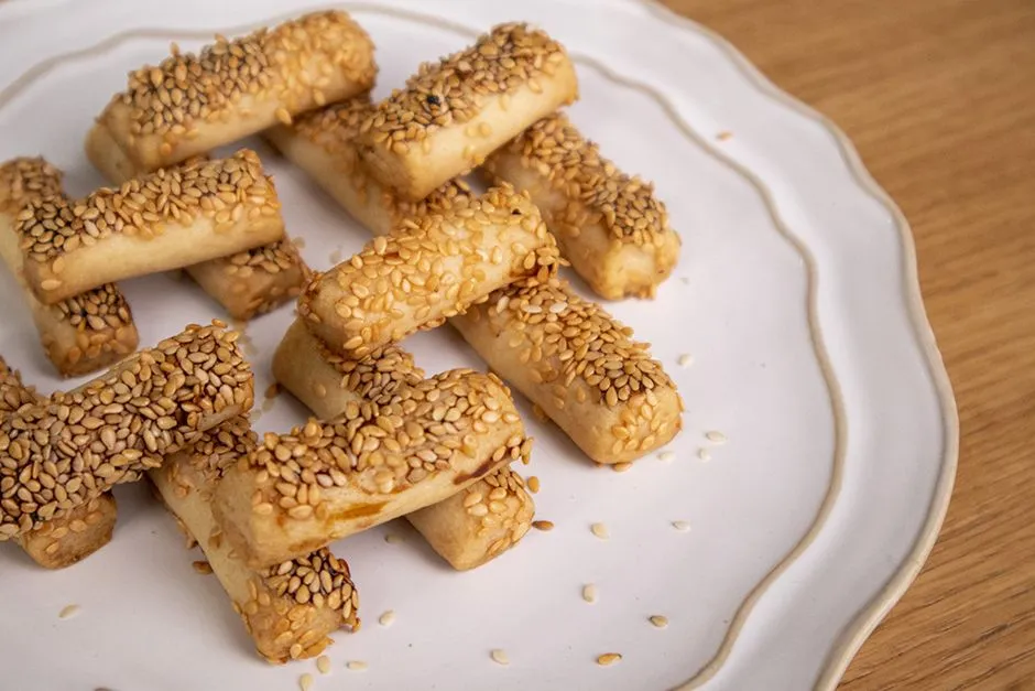 Mini Susamlı Kurabiye tarifi