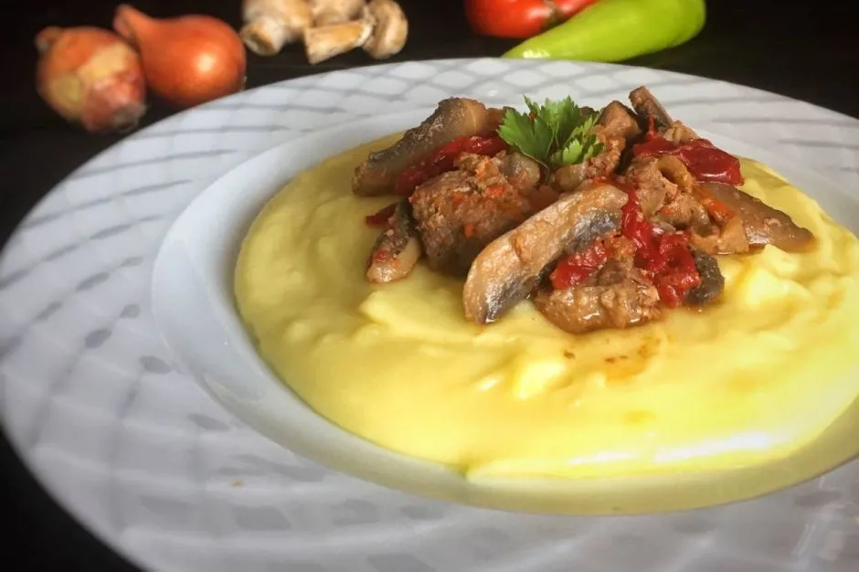 Patates Püresi Yatağında Et tarifi