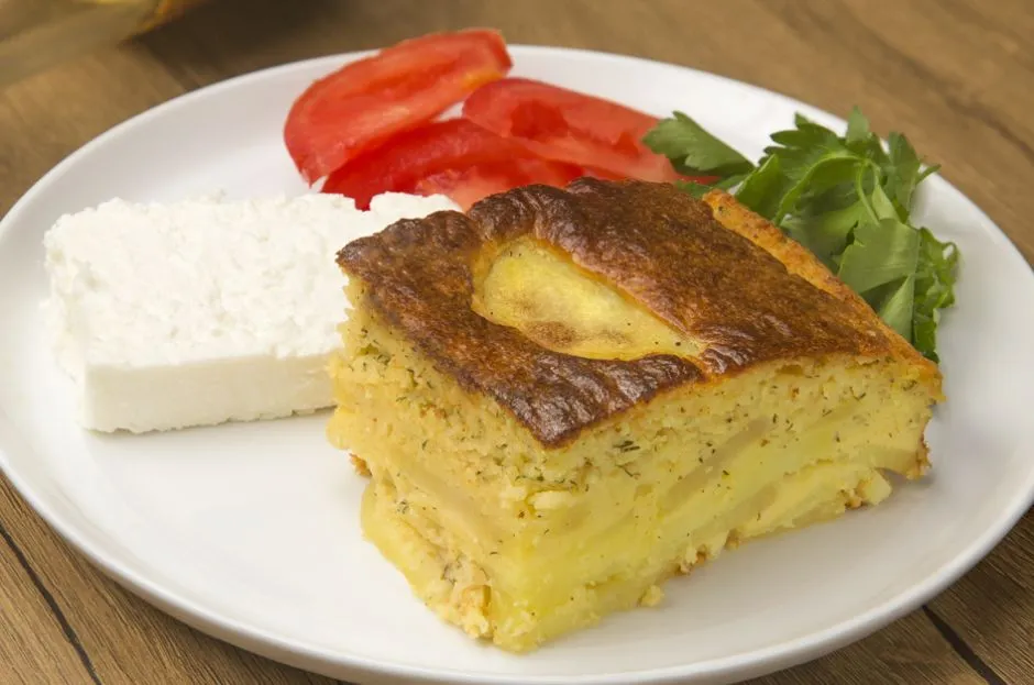 Patatesli Pratik Kek tarifi