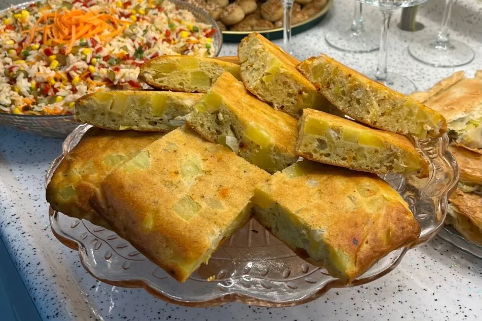Patatesli Soğanlı Kek tarifi