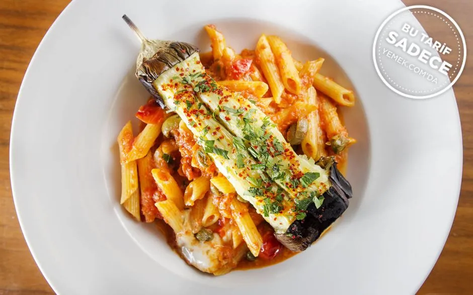 Penne Siciliano (Patlıcanlı Makarna) tarifi