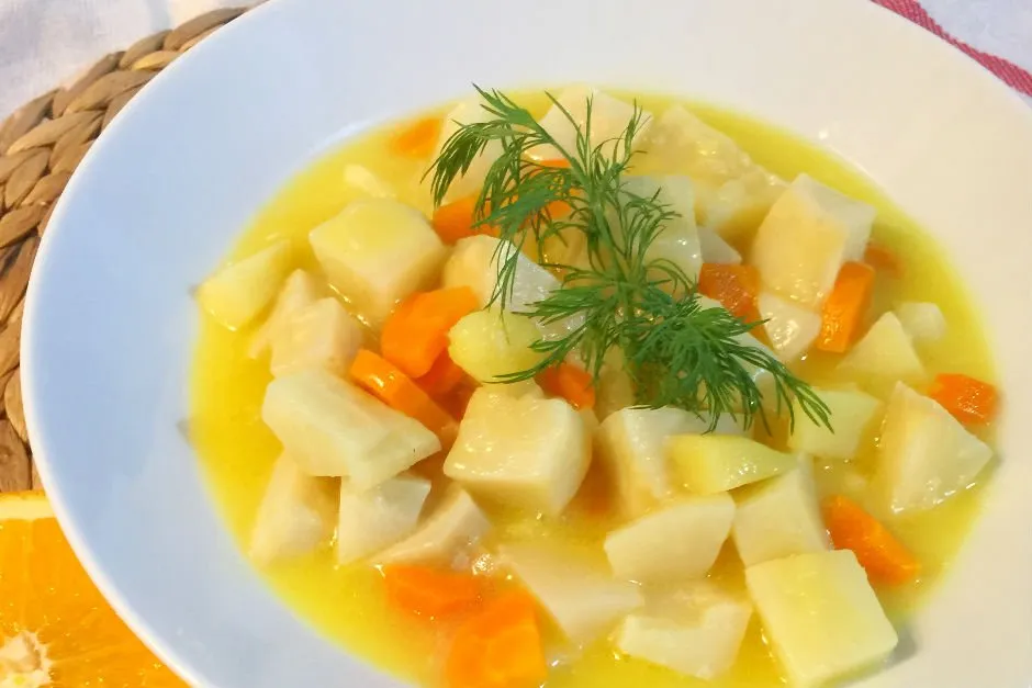 Portakallı Zeytinyağlı Kereviz tarifi