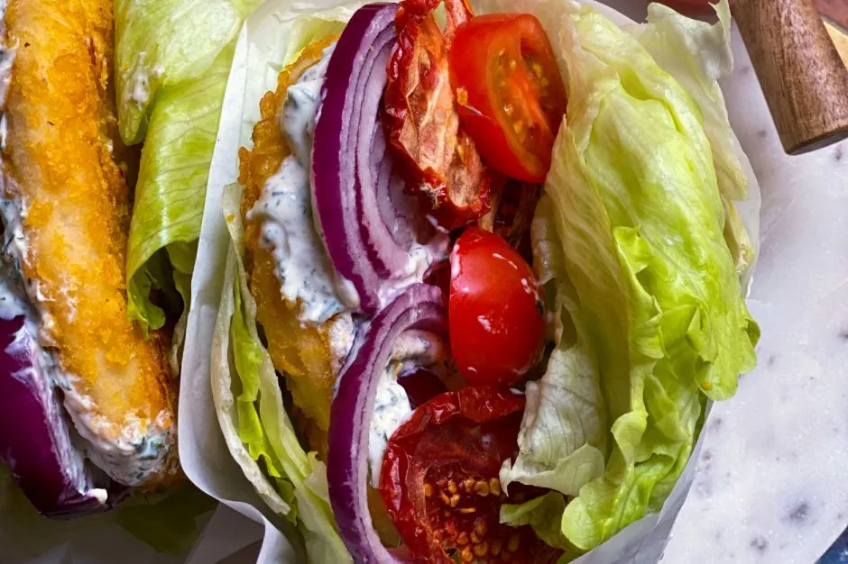 Ranch Soslu Fit Tavukburger tarifi