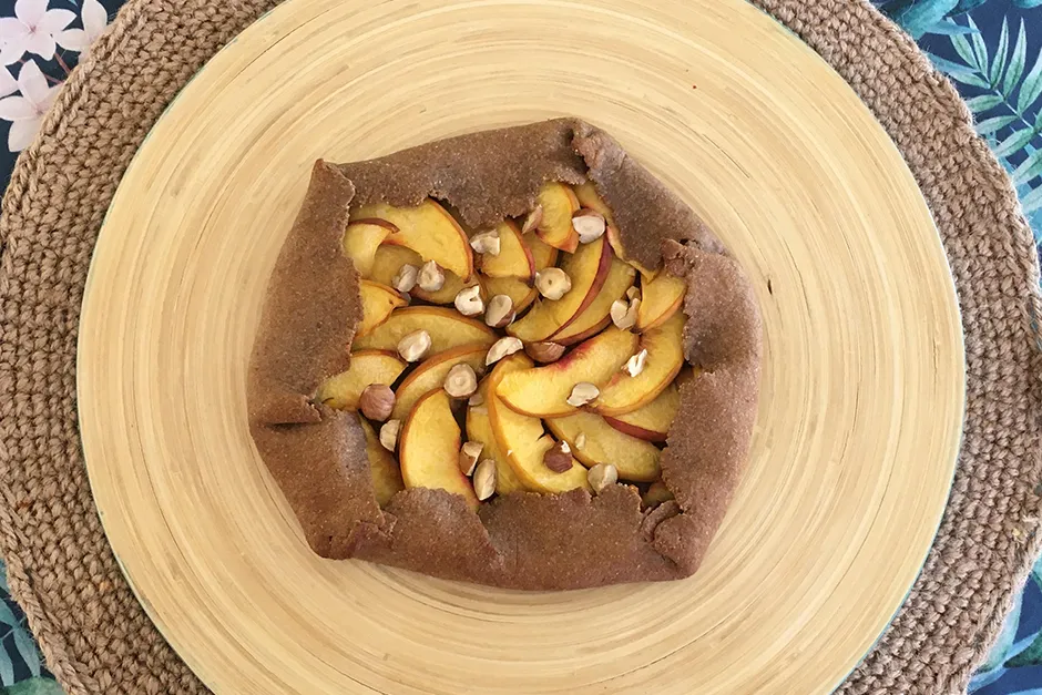 Şeftalili Fit Galette tarifi