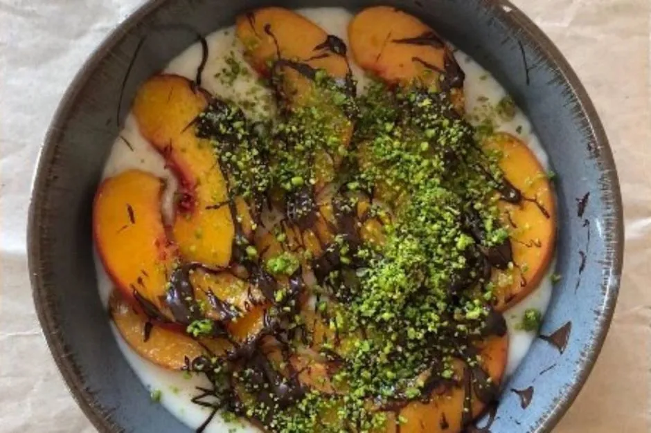 Şeftalili Yulaf Lapası tarifi