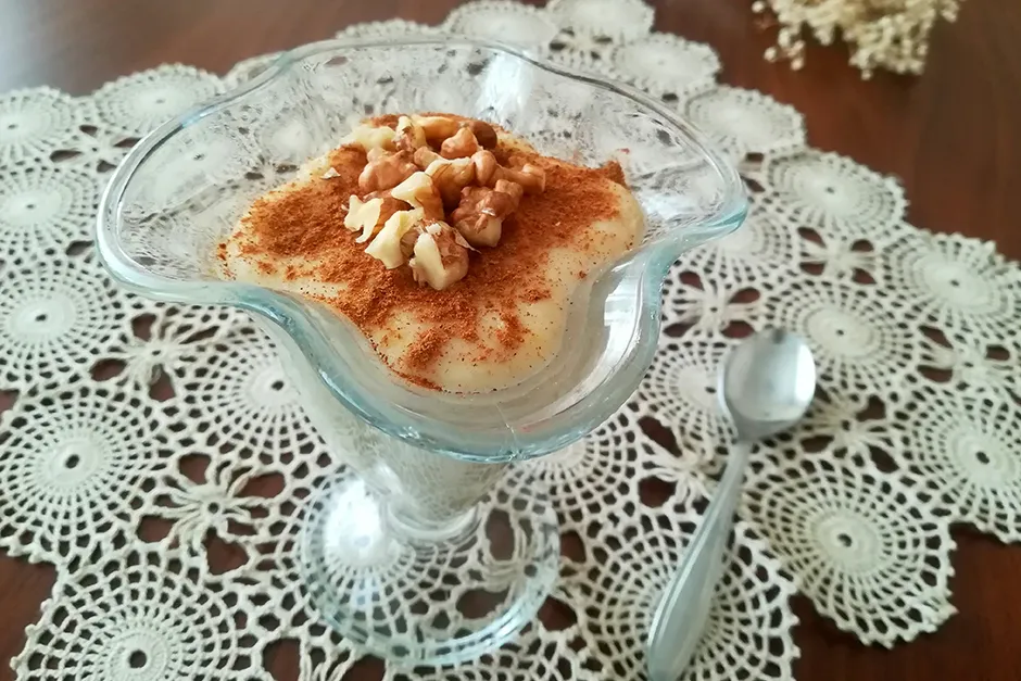 Şekersiz Muzlu Puding tarifi