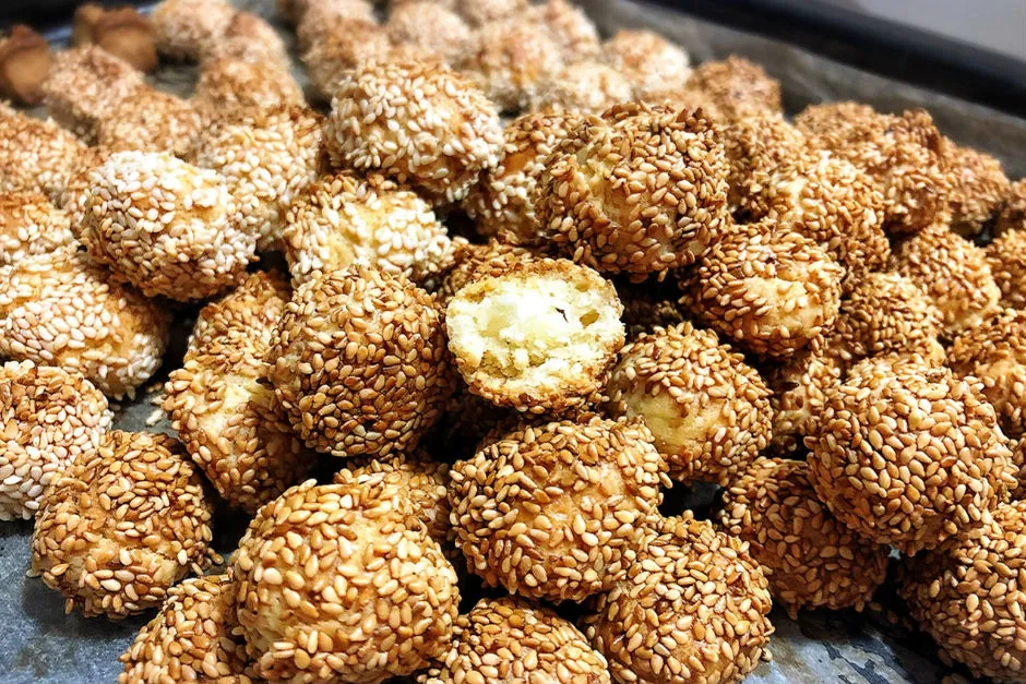 Susamlı Peynirli Kurabiye tarifi
