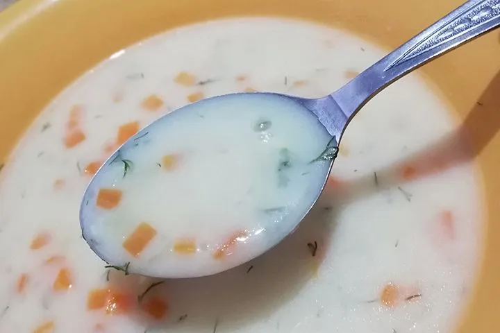 Sütlü Sebze Çorbası tarifi