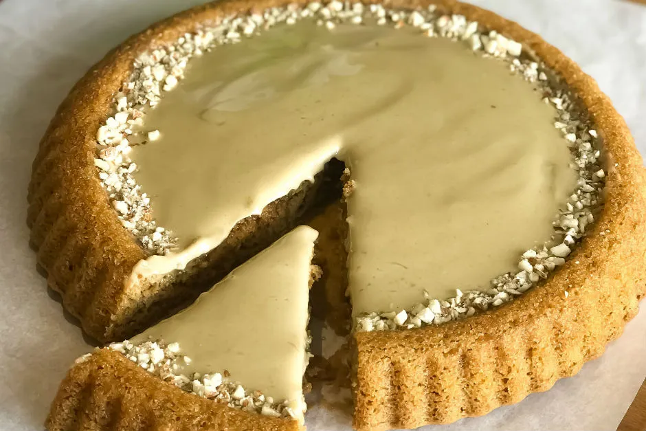 Rafine Şekersiz Tahinli Tart tarifi