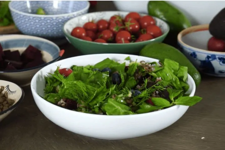 Tam Tahıllı Salata tarifi