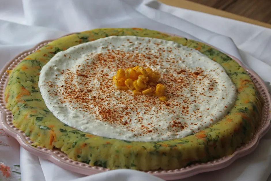 Tart Kalıbında Patates Salatası tarifi
